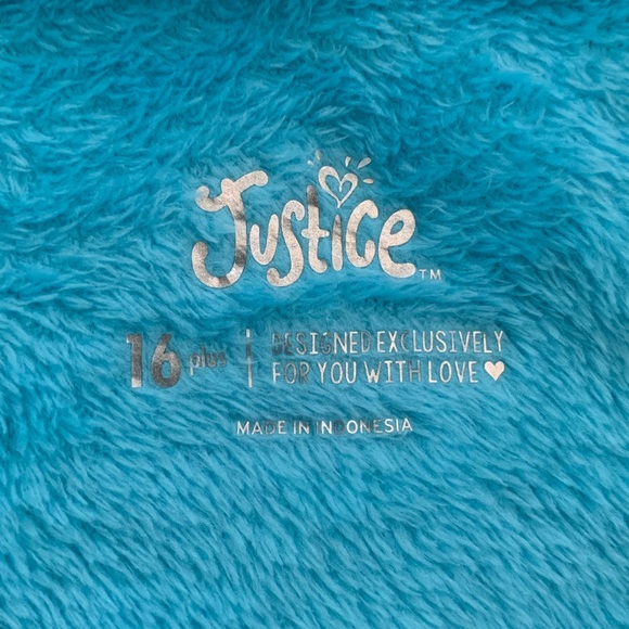 Girls Justice emoji plush sweatshirt (Size 16P) - Picture 3 of 4